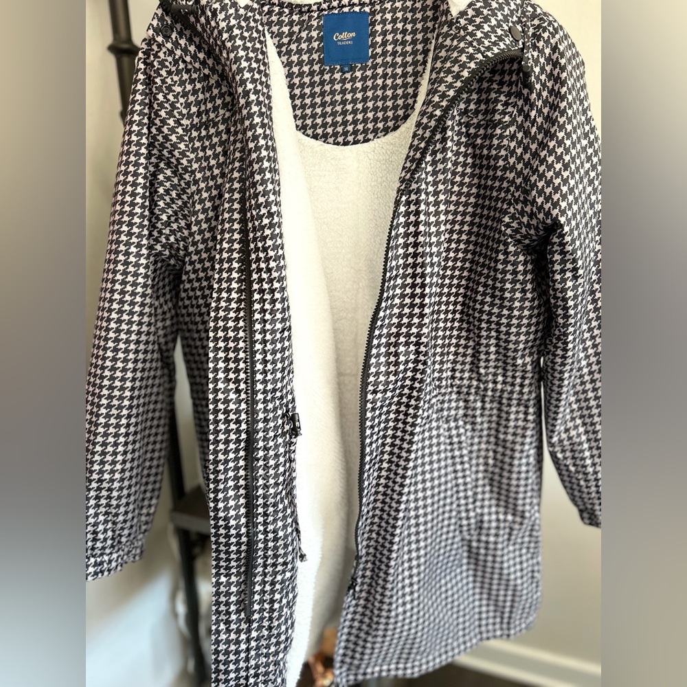 NWOT Women’s Cotton Traders houndstooth jacket size 16 UK/12 US